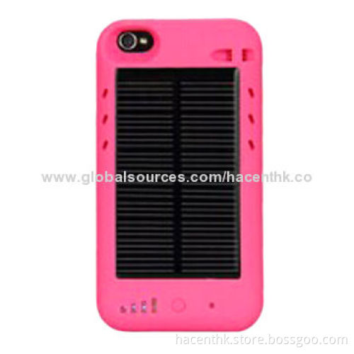 Hot-selling 2400mAh portable solar battery cases for iPhone 4